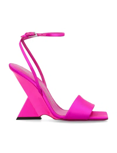 ATTICO CHEOPE SATIN SANDALS