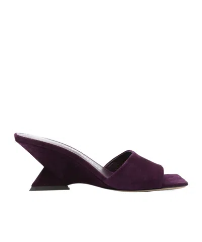 ATTICO CHEOPE SUEDE MULES