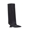 Attico Cheope Tube Boots In Black