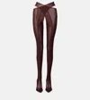Attico Cheopissima 105 Mesh Over-the-knee Boots