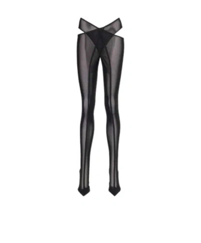 Attico Chic Over-the-knee Boots In Black