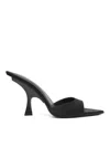 Attico Pointed High-heeled Sandals In Negro