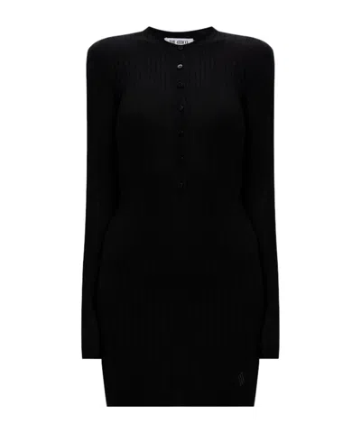 Attico Chunky-ribbed Mini Dress