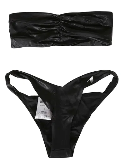 Attico Classic Logo Bikini Set In Black