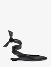 Attico Cloe Flat Ballerinas In Black