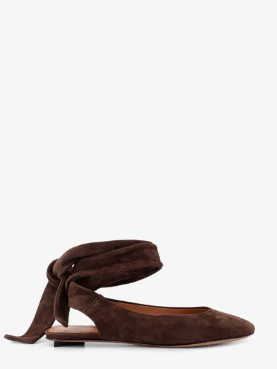 ATTICO CLOE SUEDE BALLERINAS