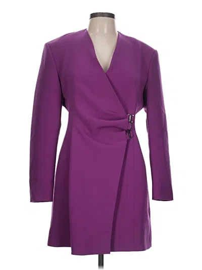 Pre-owned Attico Coat In Purple