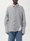 Attico Short Coat Vintage In Grau