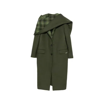 Attico Coats In Green