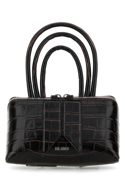 Attico Coffee Friday Mini Satchel In Dark Brown