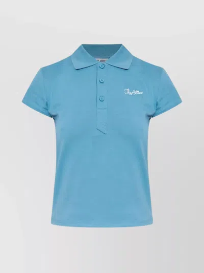 ATTICO COLLARED POLO SHIRT SHORT SLEEVES