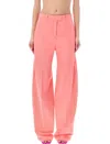 Attico Jagger Tapered Trousers In Coral