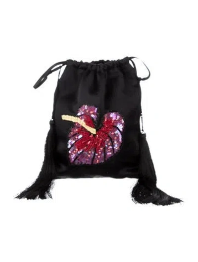 Pre-owned Attico Cosmetic Pouch In Black