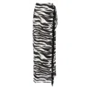 Attico White And Black Pareo In Animal Print