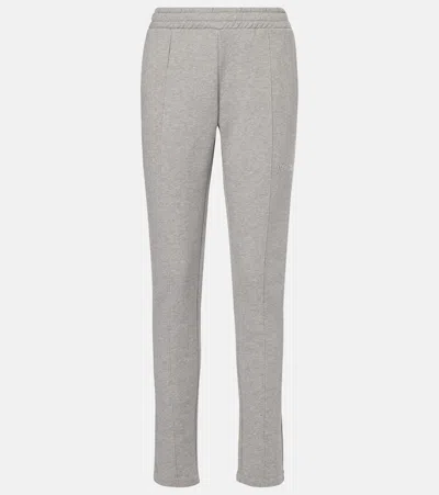 Attico Cotton Fleece Sweatpants In Grey