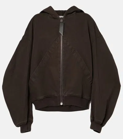 ATTICO COTTON GABARDINE BOMBER JACKET