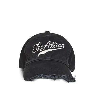 Attico Logo-embroidered Baseball Cap In Black