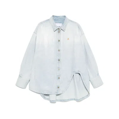 Attico Cotton Jackets In Blue