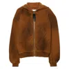 Attico Cotton Jackets In Brown
