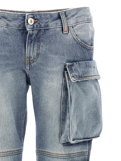 Attico Cotton Jeans Women's In Blue