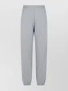 Attico Cotton Jogger Pants With Elastic Waistband And Cuffs