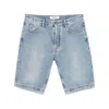 Attico Denim Shorts With Belt Loops