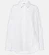 Attico Asymmetric Oversized Shirt In White