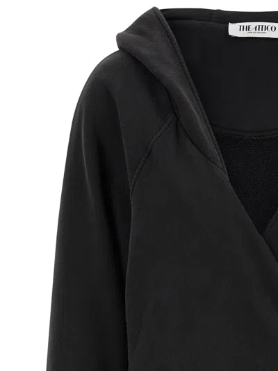 Attico Cotton Short Women's Dress In Black