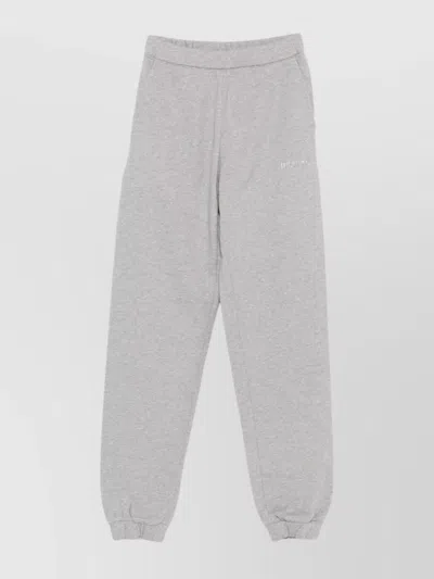 ATTICO COTTON SWEATPANTS WITH ELASTIC WAISTBAND AND SIDE POCKETS