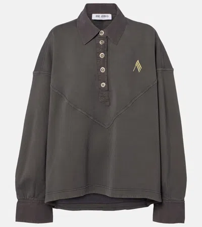 Attico Cotton Sweatshirt In Gray