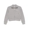 Attico Cropped High Collar Knit Jacket