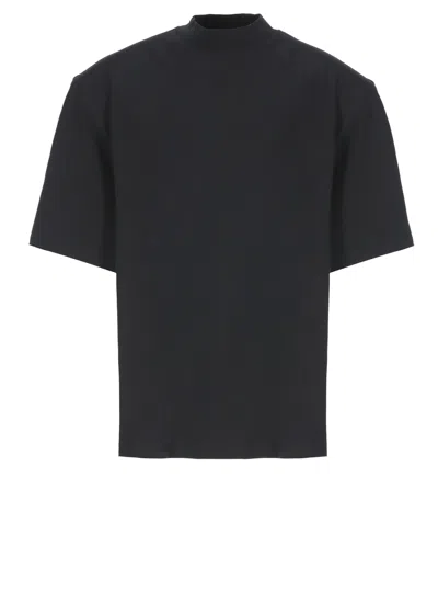 Attico Cotton T-shirt In Black