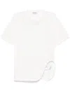 Attico Oversized T Shirt In Weiss