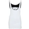 Attico Light Blue Flat Ribbed Tank Top