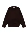 Attico Wool And Cashmere Sweater In Brown