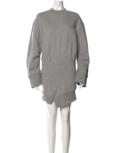 Pre-owned Attico Crew Neck Sweater W/ Tags In Gray