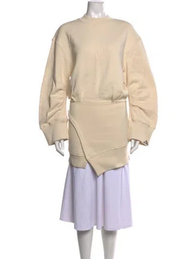 Pre-owned Attico Crew Neck Sweater W/ Tags In Neutral