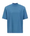 Attico Maxi Shoulder Strap T-shirt Light Blue In Blue