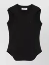 Attico Mirna Cutout Asymmetric Sleeveless Dress