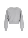 Attico Crewneck Sweatshirt In Gray