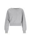 Attico Melange Effect Sweatshirt In Gray
