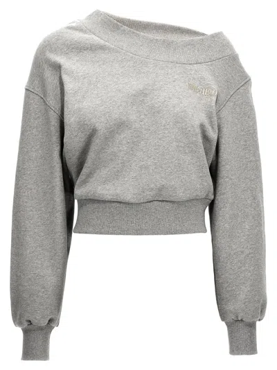 ATTICO CROSSED LOGO SWEATSHIRT