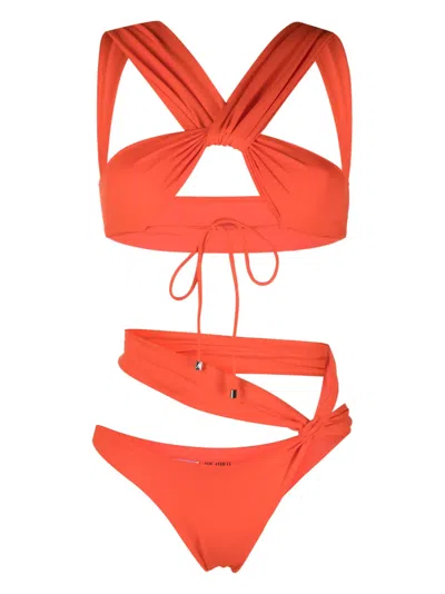 Attico Swimwear In Orange