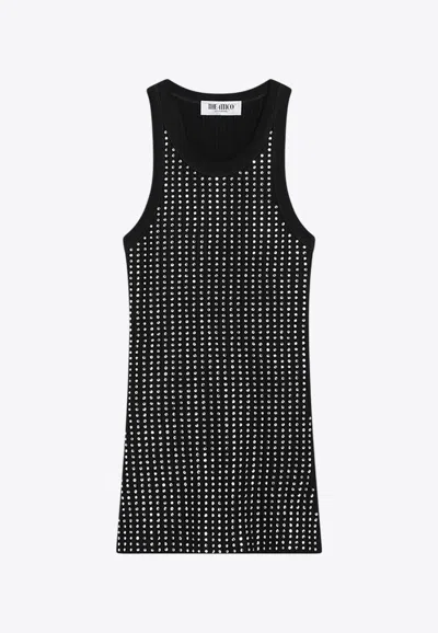 ATTICO CRYSTAL EMBELLISHED TANK TOP