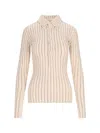 Attico Long-sleeved Polo Shirt