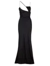Attico Synthetic Fibers Dress In Black