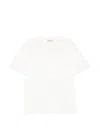 Attico Asymmetric Cotton T-shirt In White