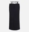 Attico Midi Skirt In Black