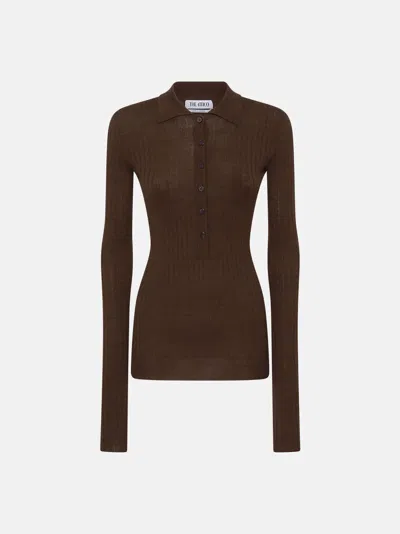 Attico Dark Brown Sweater
