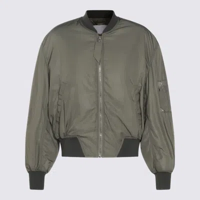 ATTICO DARK GREEN CASUAL JACKET